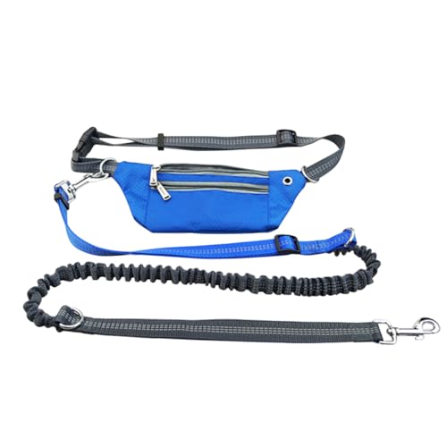 FONDOTIN Handfreie Hundeleine Haustierbedarf Hände An Der Leine Kette Hundeleine Hundegeschirr Welpe Hund Im Freien Sporthundeleine Anti-diebstahl-Tasche Gehen Trainingsleine Für Hunde Blue FONDOTIN Handfreie Hundeleine Haustierbedarf Hände An Der Leine Kette Hundeleine Hundegeschirr Welpe Hund Im Freien Sporthundeleine Anti-diebstahl-Tasche Gehen Trainingsleine Für Hunde Blue von FONDOTIN