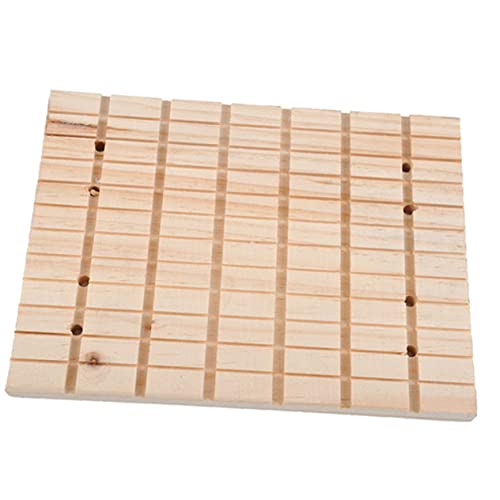 FONDOTIN Hasenmühlendeck Ratten Wandmontierter Kratzbaum Hasenkauspielzeug Kaninchen-kratzunterlage Kratzbäume Für Katzen Hamster Puzzle Welpe Haustier Planke Krallen Pfote Hund Holz Yellow FONDOTIN Hasenmühlendeck Ratten Wandmontierter Kratzbaum Hasenkauspielzeug Kaninchen-kratzunterlage Kratzbäume Für Katzen Hamster Puzzle Welpe Haustier Planke Krallen Pfote Hund Holz Yellow von FONDOTIN