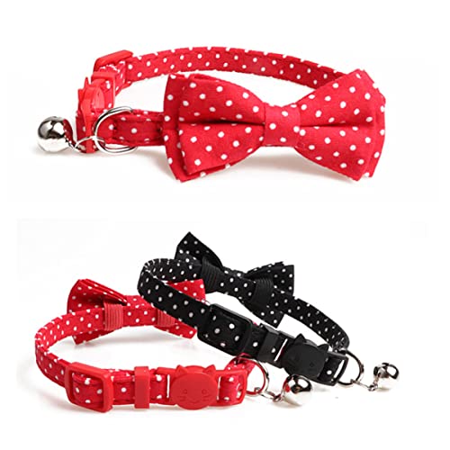 FONDOTIN Haustier Fliege hundekragen hundehalstuch katzenhalsband Langlebiges Halsband Haustierfotoprop Haustierlicht Hundemarke Bogen Hundehalsband aus Filz Haustierfliege mit Glocke Black FONDOTIN Haustier Fliege hundekragen hundehalstuch katzenhalsband Langlebiges Halsband Haustierfotoprop Haustierlicht Hundemarke Bogen Hundehalsband aus Filz Haustierfliege mit Glocke Black von FONDOTIN