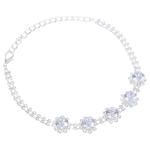 FONDOTIN Haustier-Halskette: Verstellbares Haustier-kettenhalsband Mit Strass – Bequemer Moderner Schmuck Für Katzen, Hunde, Outdoor-aktivitäten, Partys von FONDOTIN