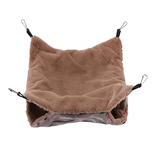 FONDOTIN Haustier Plüsch Hängematte für Nager Verdickte Winterhängematte Warm und Gemütlich für Hamster und Andere Kleine Aufzuhängen FONDOTIN Haustier Plüsch Hängematte für Nager Verdickte Winterhängematte Warm und Gemütlich für Hamster und Andere Kleine Aufzuhängen von FONDOTIN