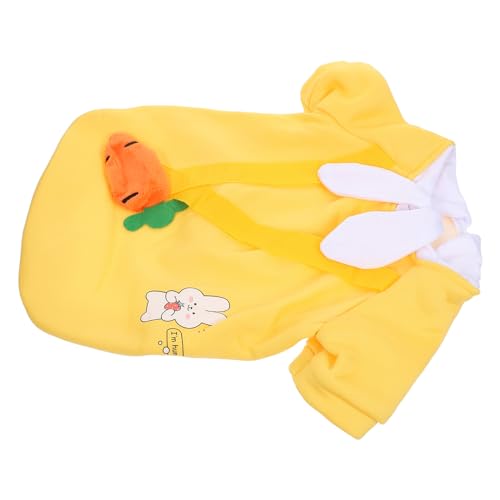 FONDOTIN Haustier-Pullover für Hunde-Outfit Weihnachten Hunde-Hoodie Hundekostüme Dog Costume hundepullover hundekleidung Haustier Hund warme Kleidung Hund warmes Kostüm Milchseide Yellow FONDOTIN Haustier-Pullover für Hunde-Outfit Weihnachten Hunde-Hoodie Hundekostüme Dog Costume hundepullover hundekleidung Haustier Hund warme Kleidung Hund warmes Kostüm Milchseide Yellow von FONDOTIN