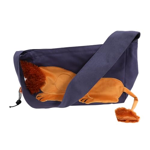FONDOTIN Haustier Schultertasche Für Katzen Niedliche Löwenform Tragbar Und Atmungsaktiv Für Reisen Mit Kleinen Tieren von FONDOTIN