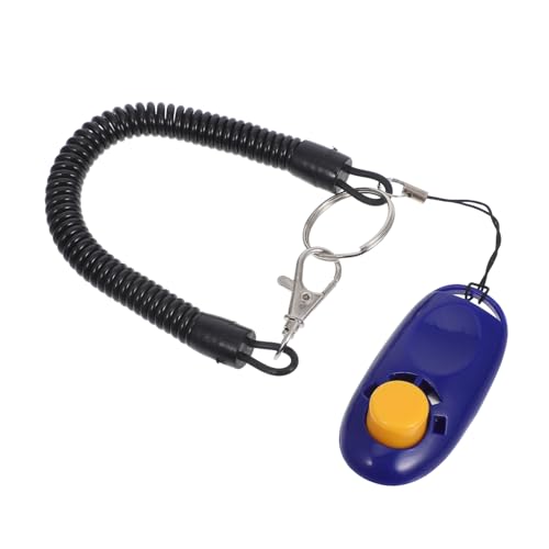 FONDOTIN Haustier-Trainer-Clicker Trainingsgerät für Haustiere Clicker-Trainingsgerät Hundetrainer-Clicker Clickertraining für Hunde Clicker-Tool für das Hundetraining Vogelklicker Abs Blau von FONDOTIN