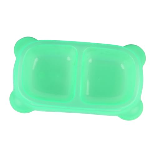 FONDOTIN Haustierbedarf behandeln Wassernapf für Katzen Kätzchen Schüssel Fressnäpfe für Kätzchen Wurf zäh wasserschüssel hundenassfutter katzennäpfe Haustiernapf Hundefutter pp Light Green von FONDOTIN