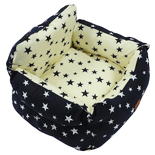 FONDOTIN Haustierbett Katze autositz Katzenbett weiches Katzensofa Bettdecke Hund Couch ausgeschlafen mach kaputt Katzen Sofa nachtruhe Warm Hundebett aus Baumwolle Baumwolltuch von FONDOTIN
