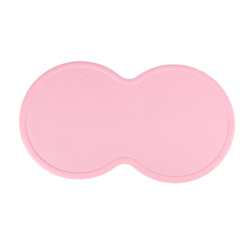 FONDOTIN Haustierfuttermatte silikonmatte Haustiermatte Futtermatte für Katzen Fressnapf Tischset Haustiernapf Tischset Rosa FONDOTIN Haustierfuttermatte silikonmatte Haustiermatte Futtermatte für Katzen Fressnapf Tischset Haustiernapf Tischset Rosa von FONDOTIN