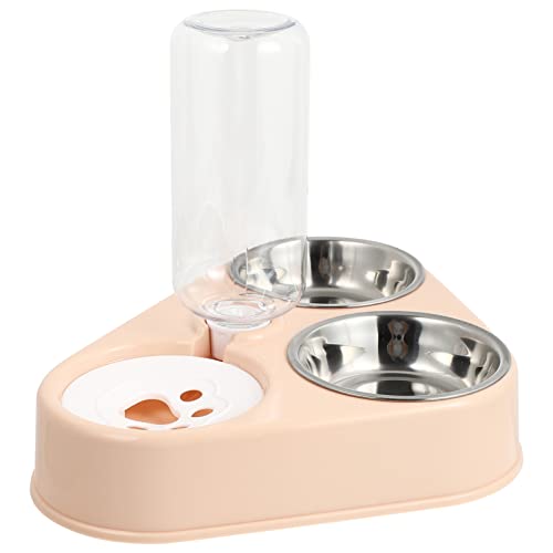 FONDOTIN Automatischer Futterspender Für Hunde Und Katzen 500 Ml Wasserspender Edelstahl Und Silikonnapf – Für Haustiere FONDOTIN Automatischer Futterspender Für Hunde Und Katzen 500 Ml Wasserspender Edelstahl Und Silikonnapf – Für Haustiere von FONDOTIN