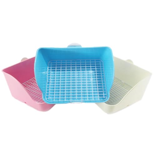 FONDOTIN Töpfchentraining Toilette Haustier Toilette Tablett Box Für Hund Meerschweinchen Farbe FONDOTIN Töpfchentraining Toilette Haustier Toilette Tablett Box Für Hund Meerschweinchen Farbe von FONDOTIN