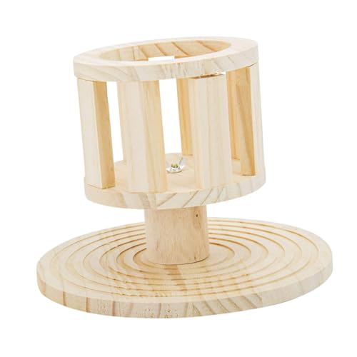 FONDOTIN Holz Raufe für Kaninchen und Meerschweinchen Sicherer Futterspender mit Glatten Kanten Langlebige Heuraufe für Kleintiere Multifunktional als Futter und Grasständer Schonend für von FONDOTIN