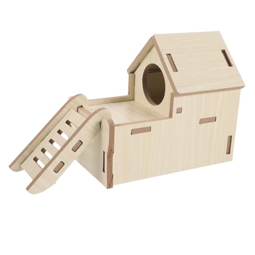 FONDOTIN Kleintier Spielzeug Holzplattform Mit Leiter Hamster Versteck Und Kletterhaus Für Chinchillas Zum Spielen Und Entspannen Sicheres Und Langlebiges Material Ruhezone Für Nagetiere FONDOTIN Kleintier Spielzeug Holzplattform Mit Leiter Hamster Versteck Und Kletterhaus Für Chinchillas Zum Spielen Und Entspannen Sicheres Und Langlebiges Material Ruhezone Für Nagetiere von FONDOTIN