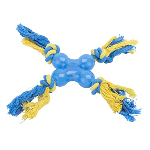 FONDOTIN Hundebissspielzeug Hart Welpe Großes Hundespielzeug Hundekauen Kauspielzeug Für Hunde Hund Beißt Chihuahua- Zahnen Beissen Texturiert Blue Baumwollseil FONDOTIN Hundebissspielzeug Hart Welpe Großes Hundespielzeug Hundekauen Kauspielzeug Für Hunde Hund Beißt Chihuahua- Zahnen Beissen Texturiert Blue Baumwollseil von FONDOTIN