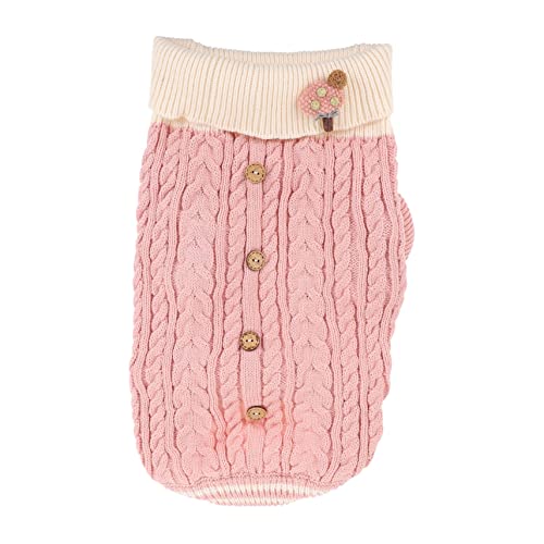 FONDOTIN Hundepullover mit Hohem Kragen Gefüttert Atmungsaktiv und Hautfreundlich Leichter Winterpullover für Kleine und Mittelgroße Hunde Waschbar und Wiederverwendbar für Festtage und FONDOTIN Hundepullover mit Hohem Kragen Gefüttert Atmungsaktiv und Hautfreundlich Leichter Winterpullover für Kleine und Mittelgroße Hunde Waschbar und Wiederverwendbar für Festtage und von FONDOTIN