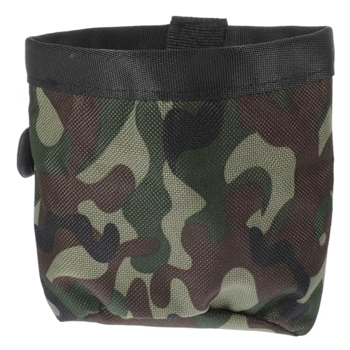 FONDOTIN Hundesnack Im Freien Tragbarer Leckerlitasche Für Welpen Camouflage Futterbeutel Für Hundetraining von FONDOTIN
