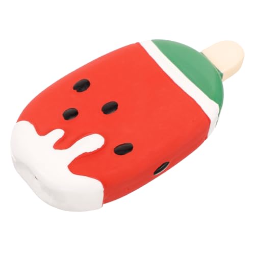 FONDOTIN Anti-Kau-Beißspielzeug Interaktives Hundespielzeug Welpenspielzeug Cartoon-Frucht-Eiscreme-Form Latexmaterial FONDOTIN Anti-Kau-Beißspielzeug Interaktives Hundespielzeug Welpenspielzeug Cartoon-Frucht-Eiscreme-Form Latexmaterial von FONDOTIN