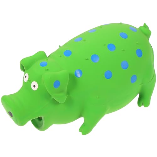 FONDOTIN Hundespielzeug interaktives knete Fun Toy Schweinespielzeug für Hunde Backenzahnspielzeug für Hunde Welpe Haustier Backenzahn Emulsion Green FONDOTIN Hundespielzeug interaktives knete Fun Toy Schweinespielzeug für Hunde Backenzahnspielzeug für Hunde Welpe Haustier Backenzahn Emulsion Green von FONDOTIN