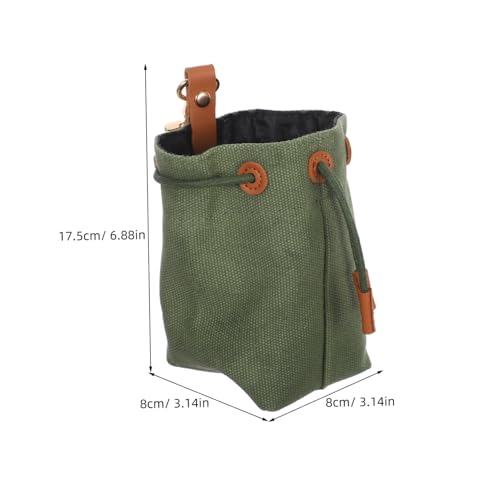 FONDOTIN Hundetraining Leckerli Beutel aus Canvas mit Großem Öffnungsdesign Leichter Snackbeutel für Hunde Hängender Futteraufbewahrungsbeutel für Welpentraining Reisen und Outdoor von FONDOTIN