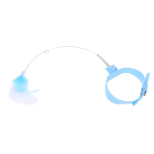 FONDOTIN Interaktiver Katzen-Teaser-stab Aus Gummi Verstellbares Katzenhalsband Selbstspielendes Spielzeug Für Hauskatzen Zum Necken Und Spaß FONDOTIN Interaktiver Katzen-Teaser-stab Aus Gummi Verstellbares Katzenhalsband Selbstspielendes Spielzeug Für Hauskatzen Zum Necken Und Spaß von FONDOTIN