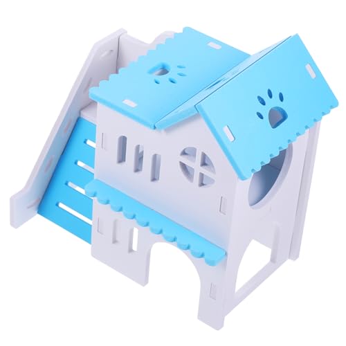 FONDOTIN Käfigmatten Für Kleintiere Verstecke Hängematte Hamsterkäfig Zubehör Hasen Ratten Meerschweinchen Burghäuser Chinchilla Zwerghamsterkäfig Käfigstall Hamsterversteck von FONDOTIN