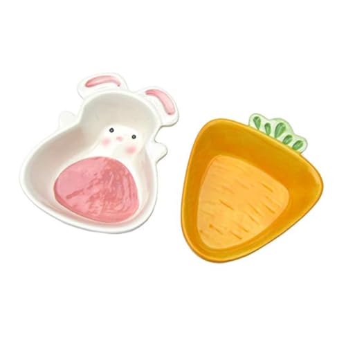 FONDOTIN Essen Meerschweinchen Futternapf Porzellanteller Zubringer Reisen Keramikschale FONDOTIN Essen Meerschweinchen Futternapf Porzellanteller Zubringer Reisen Keramikschale von FONDOTIN