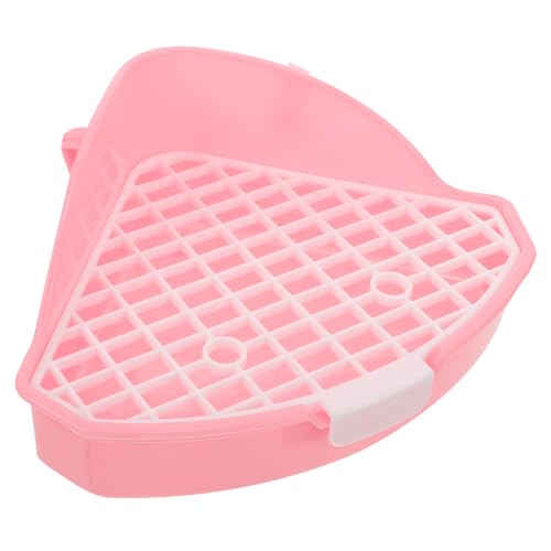 FONDOTIN Kasten Haustier Töpfchen Ausbildung Hasenstreu Kaninchenhasen drinnen Wurf Hamster klo kaninchentoilette Haustiere Rattenstreu Haustier-Toiletten-Töpfchen-Trainer Plastik Rosa FONDOTIN Kasten Haustier Töpfchen Ausbildung Hasenstreu Kaninchenhasen drinnen Wurf Hamster klo kaninchentoilette Haustiere Rattenstreu Haustier-Toiletten-Töpfchen-Trainer Plastik Rosa von FONDOTIN