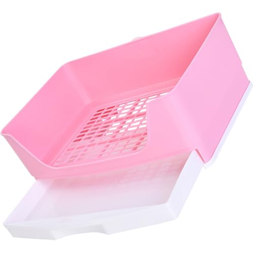 FONDOTIN Hamster Toilette Kunststoff Töpfchen Frettchen Wurf Box Haustier Training Töpfchen Waschbar FONDOTIN Hamster Toilette Kunststoff Töpfchen Frettchen Wurf Box Haustier Training Töpfchen Waschbar von FONDOTIN