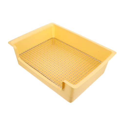 FONDOTIN Kasten Kaninchentoilette Kaninchenklo Hasen Toilette Töpfchen für Meerschweinchen Käfigeinlagen für Meerschweinchen Wurf Trainingshilfe für die Haustiertoilette Kaninchen Töpfchen FONDOTIN Kasten Kaninchentoilette Kaninchenklo Hasen Toilette Töpfchen für Meerschweinchen Käfigeinlagen für Meerschweinchen Wurf Trainingshilfe für die Haustiertoilette Kaninchen Töpfchen von FONDOTIN