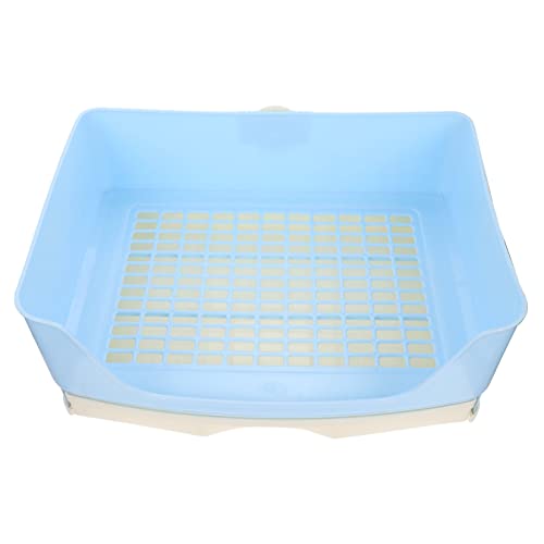 FONDOTIN Kasten Kaninchentoilette Meerschweinchen Kuschelsack coop kaninchenklo Hasen klo Verschleißfestes Meerschweinchen-Töpfchen Kaninchentöpfchen für den Haushalt Plastik Blue FONDOTIN Kasten Kaninchentoilette Meerschweinchen Kuschelsack coop kaninchenklo Hasen klo Verschleißfestes Meerschweinchen-Töpfchen Kaninchentöpfchen für den Haushalt Plastik Blue von FONDOTIN