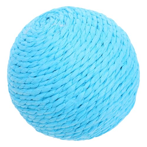 FONDOTIN Katze Sisalkugel Übung Sisalspielzeug Für Katzen Kratzer Drinnen Ball Groß Haustier Kratzspielzeug Für Katzen Kratzen Bausatz Katzenspielzeug, Flauschige Bälle Beißen Sky-Blue FONDOTIN Katze Sisalkugel Übung Sisalspielzeug Für Katzen Kratzer Drinnen Ball Groß Haustier Kratzspielzeug Für Katzen Kratzen Bausatz Katzenspielzeug, Flauschige Bälle Beißen Sky-Blue von FONDOTIN