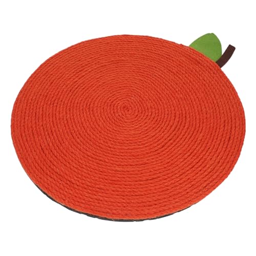FONDOTIN Katzen Kratzmatte aus Orangenform Kratzfester Boden für Katzen und Kätzchen Multifunktional als Kratzteppich und Schlafmatte FONDOTIN Katzen Kratzmatte aus Orangenform Kratzfester Boden für Katzen und Kätzchen Multifunktional als Kratzteppich und Schlafmatte von FONDOTIN