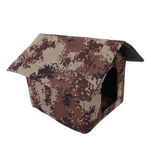 FONDOTIN Katzen Laufstall Katzenhaus Hundehütte im Freien Katzenlaufstall im Freien kleine Hundehütte beheiztes katzenbett Katzenversteck Katzenschutz Kleine Häuser Katzenhöhle Stoff Coffee FONDOTIN Katzen Laufstall Katzenhaus Hundehütte im Freien Katzenlaufstall im Freien kleine Hundehütte beheiztes katzenbett Katzenversteck Katzenschutz Kleine Häuser Katzenhöhle Stoff Coffee von FONDOTIN