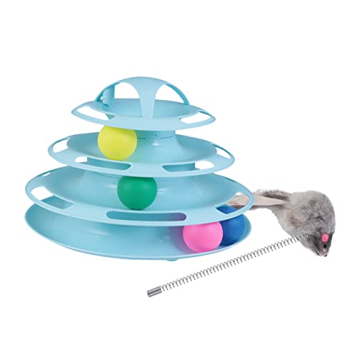 FONDOTIN Katzen- -Set Katzenspielzeug Katzenfeen Katzenminze Bälle Bewegung Ball Interaktiv Drinnen Tunnel Puzzle-futterspender Für Katzen Plastik FONDOTIN Katzen- -Set Katzenspielzeug Katzenfeen Katzenminze Bälle Bewegung Ball Interaktiv Drinnen Tunnel Puzzle-futterspender Für Katzen Plastik von FONDOTIN