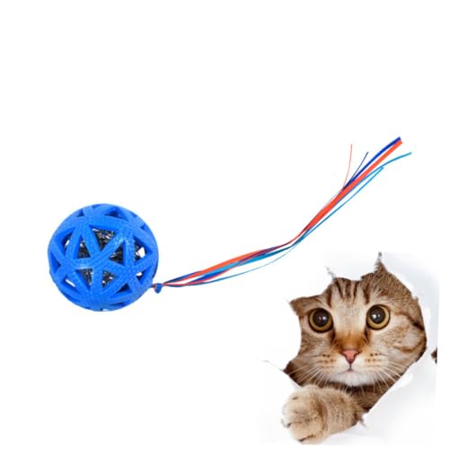 FONDOTIN Katzen-Sound-Papierball- Katzen-Puzzle- Ballspielzeug für Kätzchen Katzenspielzeug groß cat Activity Katzen Ballspielzeug für Katzen Pet-Ball- von FONDOTIN