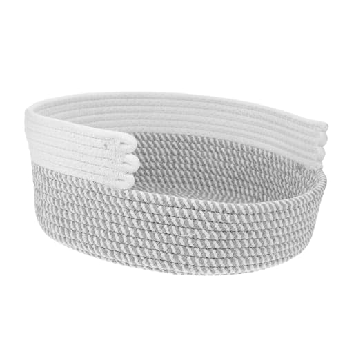 FONDOTIN Katzenbett Aus Baumwollseil Gemütliches Katzenbett Für Den Innenbereich Rundes Design Gewebt Aus Robustem Material FONDOTIN Katzenbett Aus Baumwollseil Gemütliches Katzenbett Für Den Innenbereich Rundes Design Gewebt Aus Robustem Material von FONDOTIN