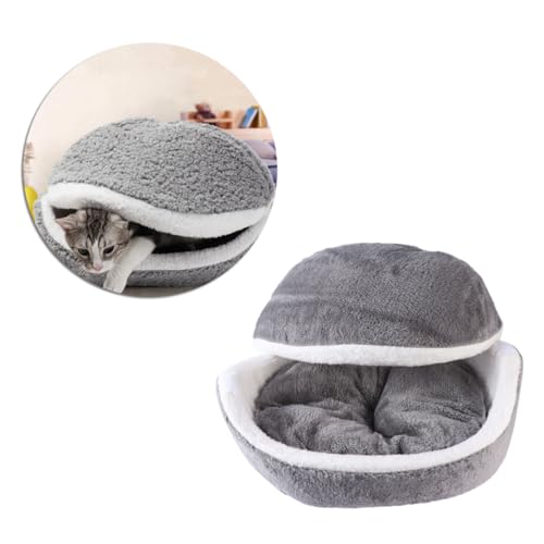 FONDOTIN Katzenbett Für Haustiere Halbüberdachtes Katzenhaus Abnehmbares Und Waschbares Bett Für Katzen Und Kleine FONDOTIN Katzenbett Für Haustiere Halbüberdachtes Katzenhaus Abnehmbares Und Waschbares Bett Für Katzen Und Kleine von FONDOTIN