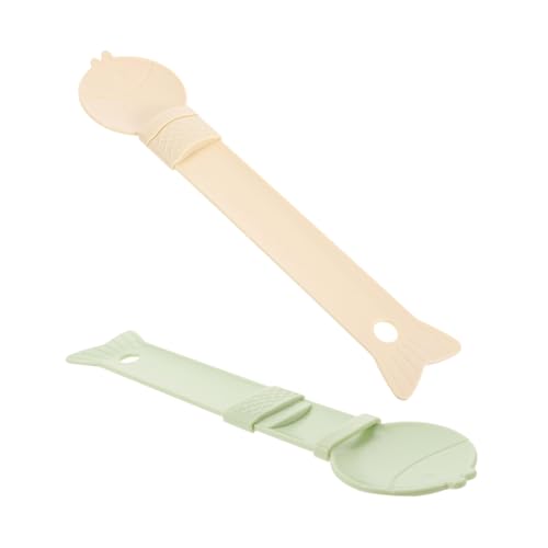 FONDOTIN Cat Strip Squeeze Spoon Feeder 2er-Pack Tierfutterlöffel Für Nassfutter Hunde- Und Katzenleckerli-futterlöffel Sicheres Abs-Material Leicht Zu Reinigen von FONDOTIN
