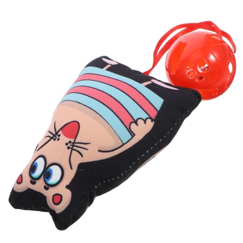 FONDOTIN Cat Plush Mouse Toy Mit Glocke Interaktives Katzenspielzeug Für Kätzchen Fördert Bewegung Und Spielvergnügen Für Indoor-Katzen Sichere Materialien von FONDOTIN