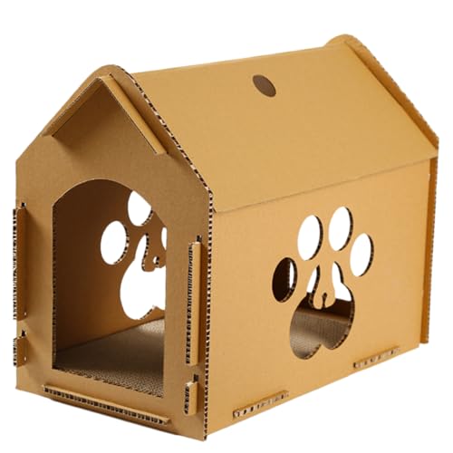 FONDOTIN Katzenkratzhaus Aus DIY Kombinierbare Katzen Umweltfreundliches Kratzbrett Für Katzen Pet Zubehör Für Aktives Und Entspannen Halbgeschlossene FONDOTIN Katzenkratzhaus Aus DIY Kombinierbare Katzen Umweltfreundliches Kratzbrett Für Katzen Pet Zubehör Für Aktives Und Entspannen Halbgeschlossene von FONDOTIN