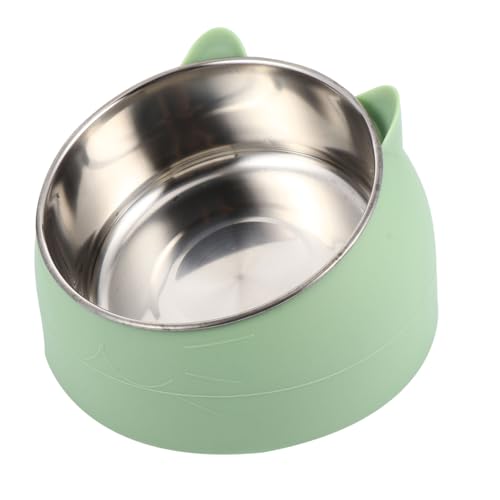 FONDOTIN Erhöhter Futternapf Für Katzen Und Hunde Edelstahl Schräg Ergonomisches Design Für Nacken Und Halsgesundheit Für Trocken Und Nassfutter rutschfest Für Katzen Und Welpen FONDOTIN Erhöhter Futternapf Für Katzen Und Hunde Edelstahl Schräg Ergonomisches Design Für Nacken Und Halsgesundheit Für Trocken Und Nassfutter rutschfest Für Katzen Und Welpen von FONDOTIN