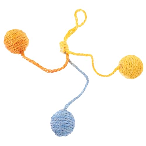 FONDOTIN Katzenspielzeug Sisalball Katzenminzenspielzeug Hüpfendes Interaktives Katzengieß Chat Katzenpoolspielzeug Wandbälle Für Katzen Katzenminzspielzeug Automatisches FONDOTIN Katzenspielzeug Sisalball Katzenminzenspielzeug Hüpfendes Interaktives Katzengieß Chat Katzenpoolspielzeug Wandbälle Für Katzen Katzenminzspielzeug Automatisches von FONDOTIN