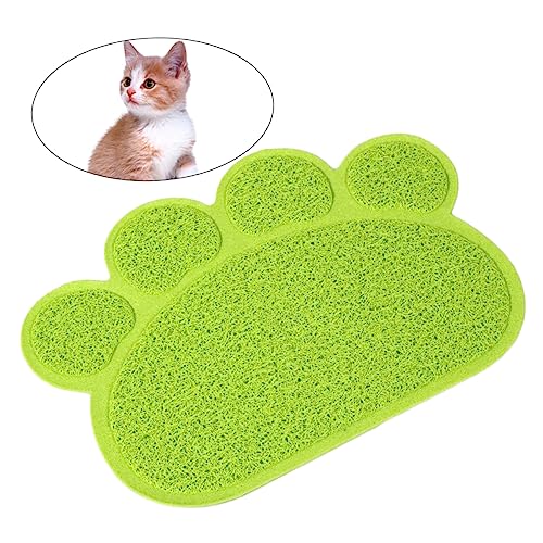 FONDOTIN Katzenstreumatte Im Design rutschfest Leuchtendes Grün Absorbiert Schmutz Und Futter Zu Reinigen Für Katzentoiletten Und Futterstationen FONDOTIN Katzenstreumatte Im Design rutschfest Leuchtendes Grün Absorbiert Schmutz Und Futter Zu Reinigen Für Katzentoiletten Und Futterstationen von FONDOTIN