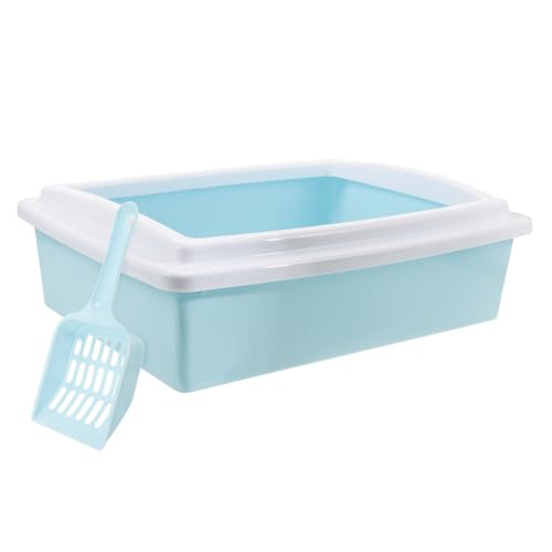 FONDOTIN Katzenstreuschaufel Katzentoilette Kleine Katzentoilette Katzentoilette Katzeneimer Katzentoilettenset Mit Abdeckung Katzenstreugehäuse Leckbare Pipiwindeln Himmelblau Pp FONDOTIN Katzenstreuschaufel Katzentoilette Kleine Katzentoilette Katzentoilette Katzeneimer Katzentoilettenset Mit Abdeckung Katzenstreugehäuse Leckbare Pipiwindeln Himmelblau Pp von FONDOTIN