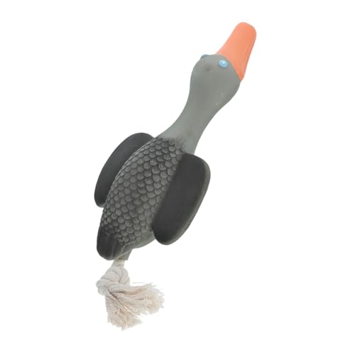 FONDOTIN Interactive Quietschendes Hundespielzeug Aus Latex Mit Seil Softes Vogel-förmiges Kauspielzeug Für Kleine Und Mittelgroße Hunde Zur Zahnpflege Und Spielspaß von FONDOTIN