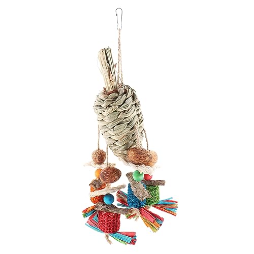FONDOTIN Kauspielzeug Für Vögel Hängendes Papageien-kauspielzeug Spielzeug Für Sittichkäfige Lustiges Vogelspielzeug Papageien-schleifspielzeug Hölzern Eingesackt Papageienzubehör FONDOTIN Kauspielzeug Für Vögel Hängendes Papageien-kauspielzeug Spielzeug Für Sittichkäfige Lustiges Vogelspielzeug Papageien-schleifspielzeug Hölzern Eingesackt Papageienzubehör von FONDOTIN