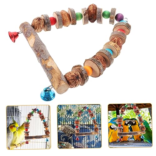 FONDOTIN Kauspielzeug Für Vögel Haustier Spielzeug Käfig Hängendes Spielzeug Käfigvogelschaukel Trainingsständer Für Haustiere Vogelbeißspielzeug Aus Holz Apfelholz Backenzahn Hölzern FONDOTIN Kauspielzeug Für Vögel Haustier Spielzeug Käfig Hängendes Spielzeug Käfigvogelschaukel Trainingsständer Für Haustiere Vogelbeißspielzeug Aus Holz Apfelholz Backenzahn Hölzern von FONDOTIN