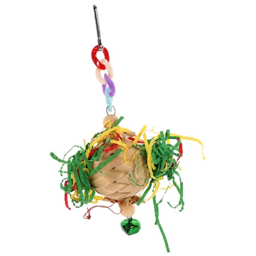 FONDOTIN Papageienspielzeug Vogel-hängespielzeug für Nymphensittiche Papageien-holzblockspielzeug Papageienkäfig-kauspielzeug Vogel-hängespielzeug Sicher für Vögel FONDOTIN Papageienspielzeug Vogel-hängespielzeug für Nymphensittiche Papageien-holzblockspielzeug Papageienkäfig-kauspielzeug Vogel-hängespielzeug Sicher für Vögel von FONDOTIN
