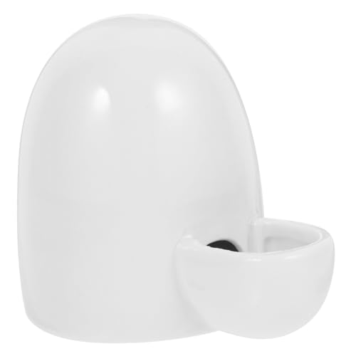 FONDOTIN Wasserspender Für Haustiere Aus Keramik Geräuscharmer Trinkbrunnen Für Kleine Tiere Auslaufsichere Tränke Für Igel Weiß FONDOTIN Wasserspender Für Haustiere Aus Keramik Geräuscharmer Trinkbrunnen Für Kleine Tiere Auslaufsichere Tränke Für Igel Weiß von FONDOTIN