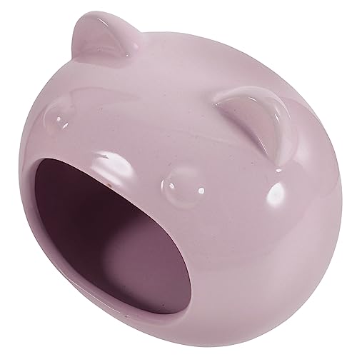 FONDOTIN Keramisches Hamsterversteck Für Kleintiere Bequemes Schlafhaus Für Hamster Meerschweinchen Igel Und Ratten Langlebig Und Leicht Für Zuhause Und Unterwegs Süßes Design FONDOTIN Keramisches Hamsterversteck Für Kleintiere Bequemes Schlafhaus Für Hamster Meerschweinchen Igel Und Ratten Langlebig Und Leicht Für Zuhause Und Unterwegs Süßes Design von FONDOTIN