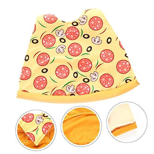 FONDOTIN Kleidung für Haustiere Halloween Hunde-Outfit Welpe Hundekleidung Kleidungsstück tierkostüme pet Supplies hundeartikel Tierkleidung Dog Coat Pizzakostüm Hund Haustier Umhang Orange von FONDOTIN