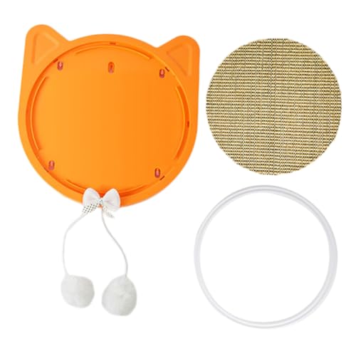FONDOTIN Kleiner Katzenkratzbrett mit Cartoon Katzenkopf Multifunktional als Kratzmatte und Schlafplatz Robustes Sisalmaterial Schützt Möbel vor Kratzschäden für Zufällige Zufällige Farbe FONDOTIN Kleiner Katzenkratzbrett mit Cartoon Katzenkopf Multifunktional als Kratzmatte und Schlafplatz Robustes Sisalmaterial Schützt Möbel vor Kratzschäden für Zufällige Zufällige Farbe von FONDOTIN